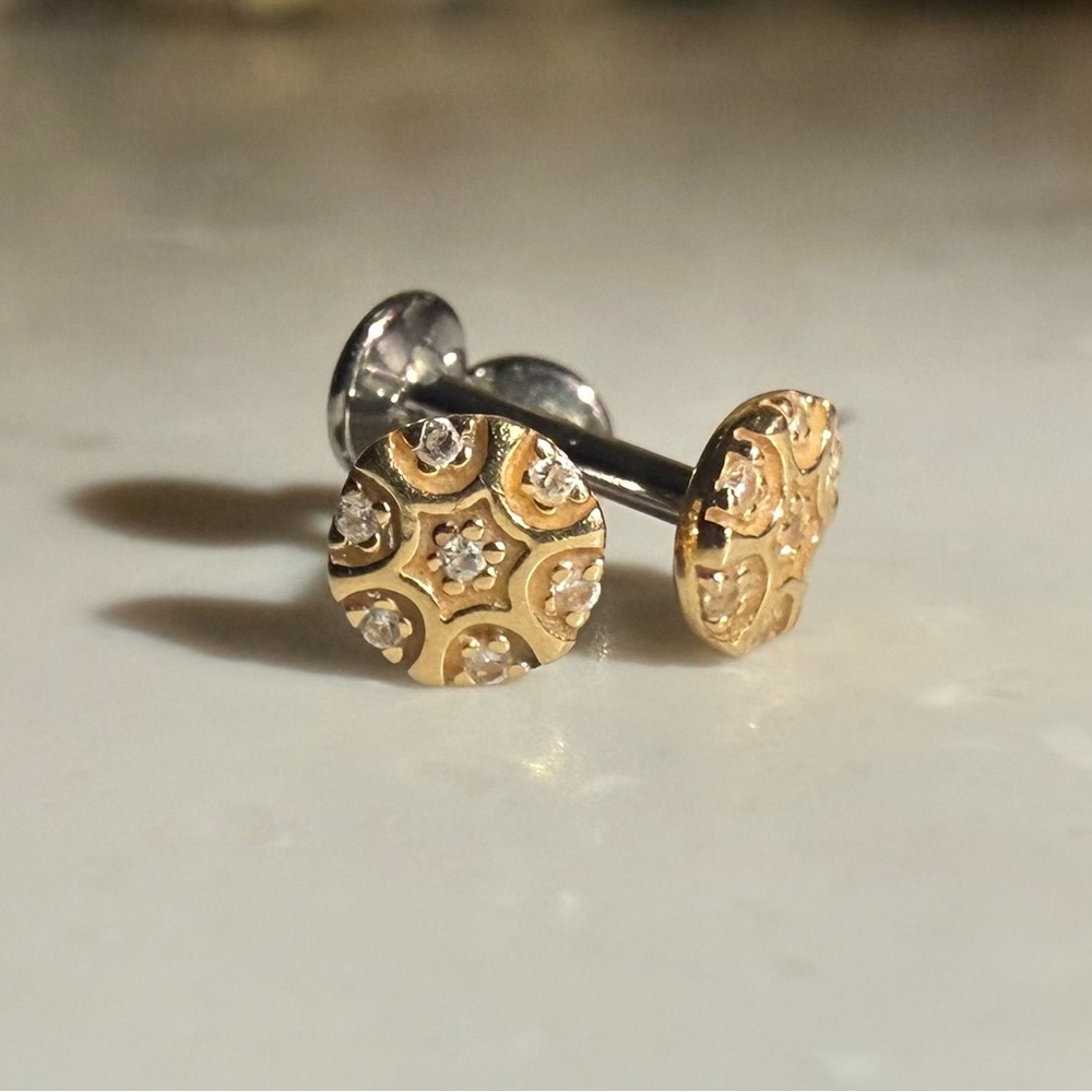 Yellow Gold Earrings